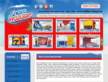 Tablet Screenshot of jerseyshoreinflatables.com